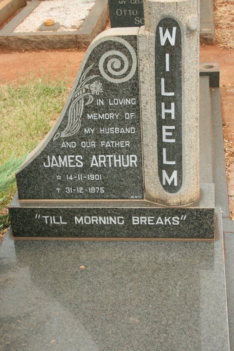 WILHELM James Arthur 1901-1975