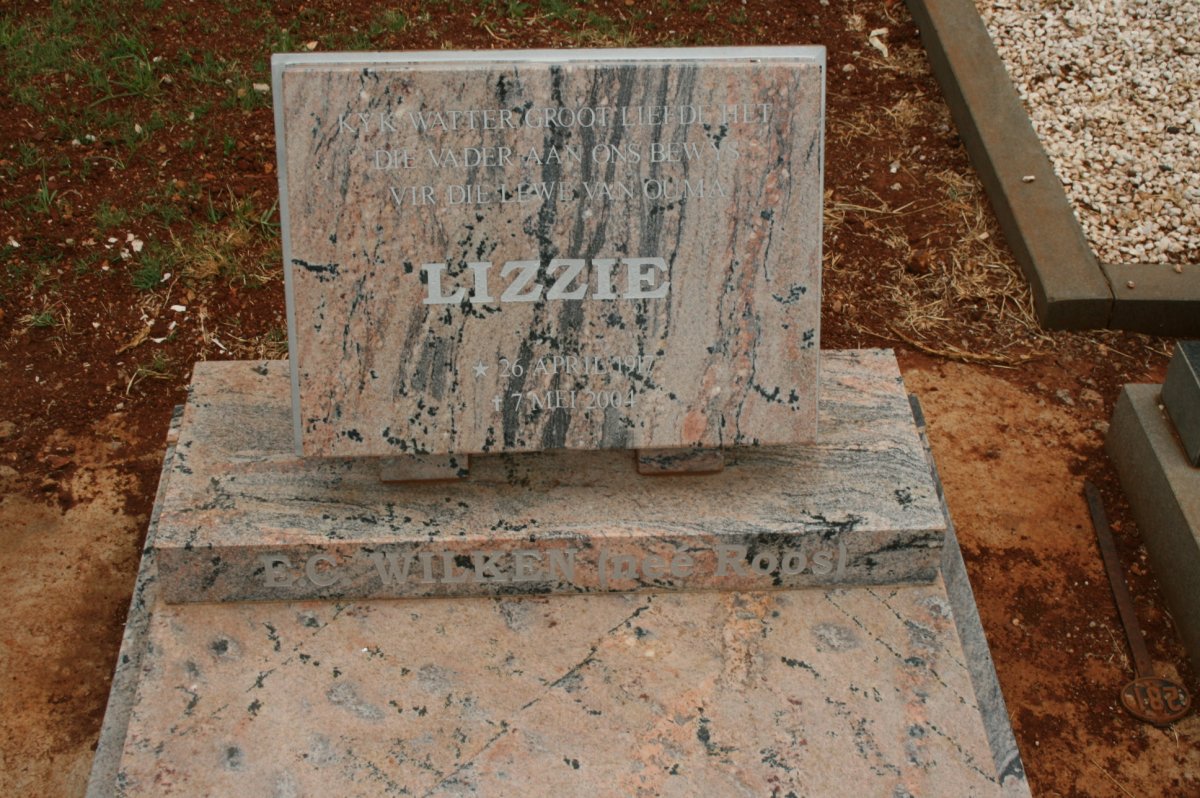 WILKIN E.C. nee ROOS 1917-2004
