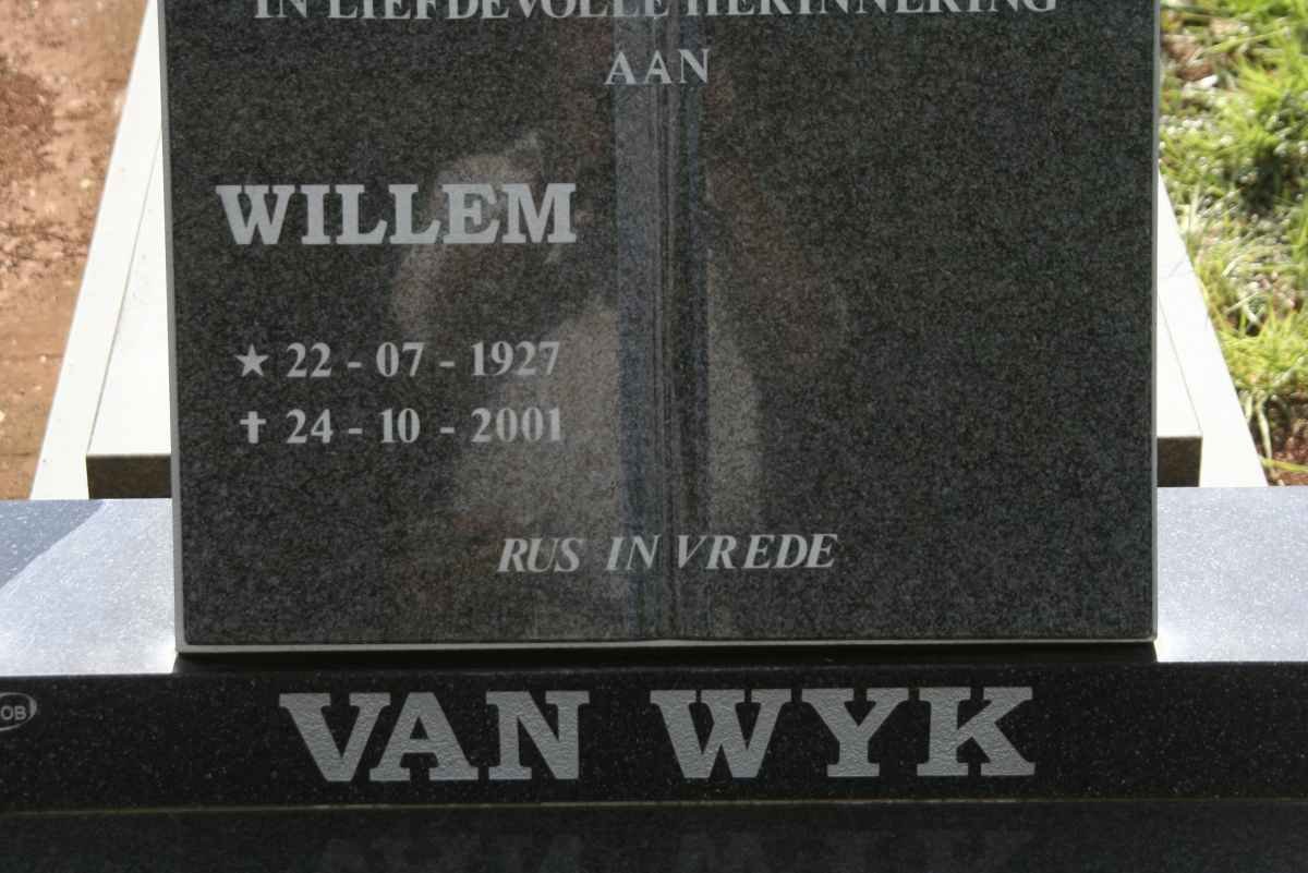 WYK Willem, van 1927-2001