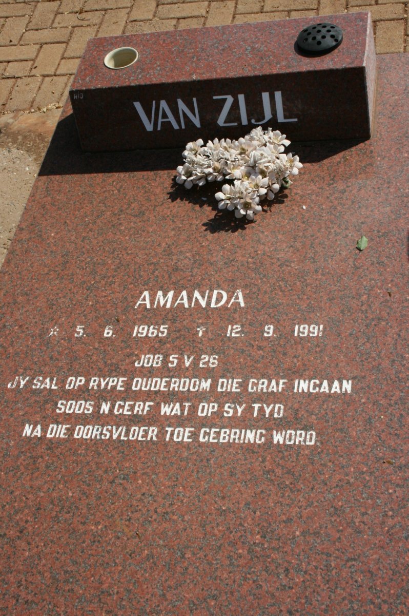 ZIJL Amanda, van 1965-1991