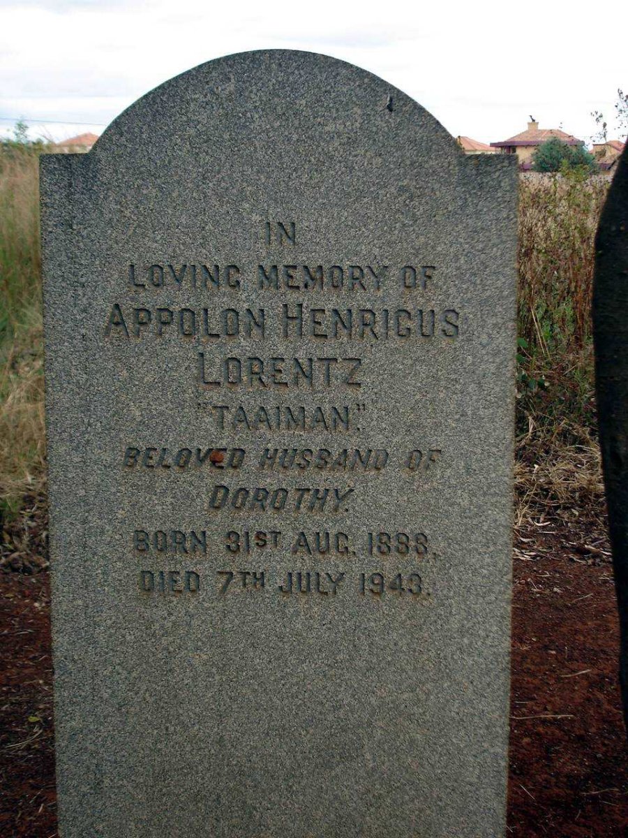 LORENTZ Appolon Henricus 1888-1943