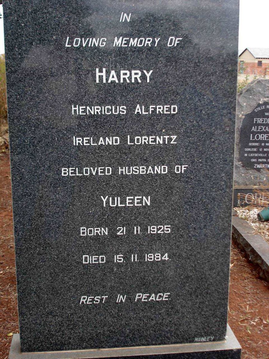 LORENTZ Henricus Alfred Ireland 1925-1984