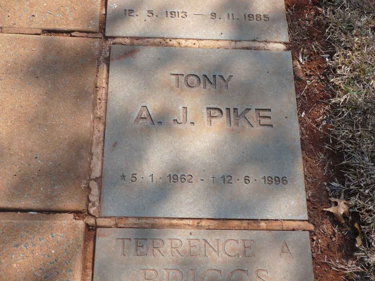 PIKE Tony A.J. 1962-1996