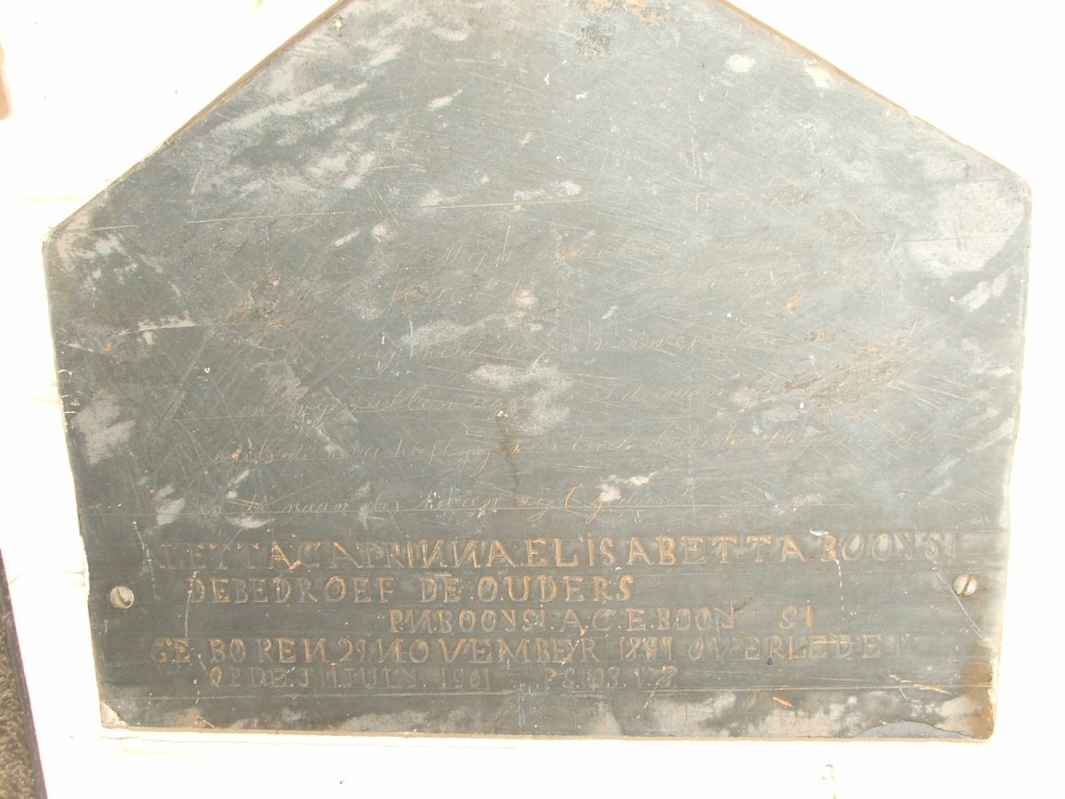 BOOYSI Aletta Catrinna Elisabetta 18?-1901