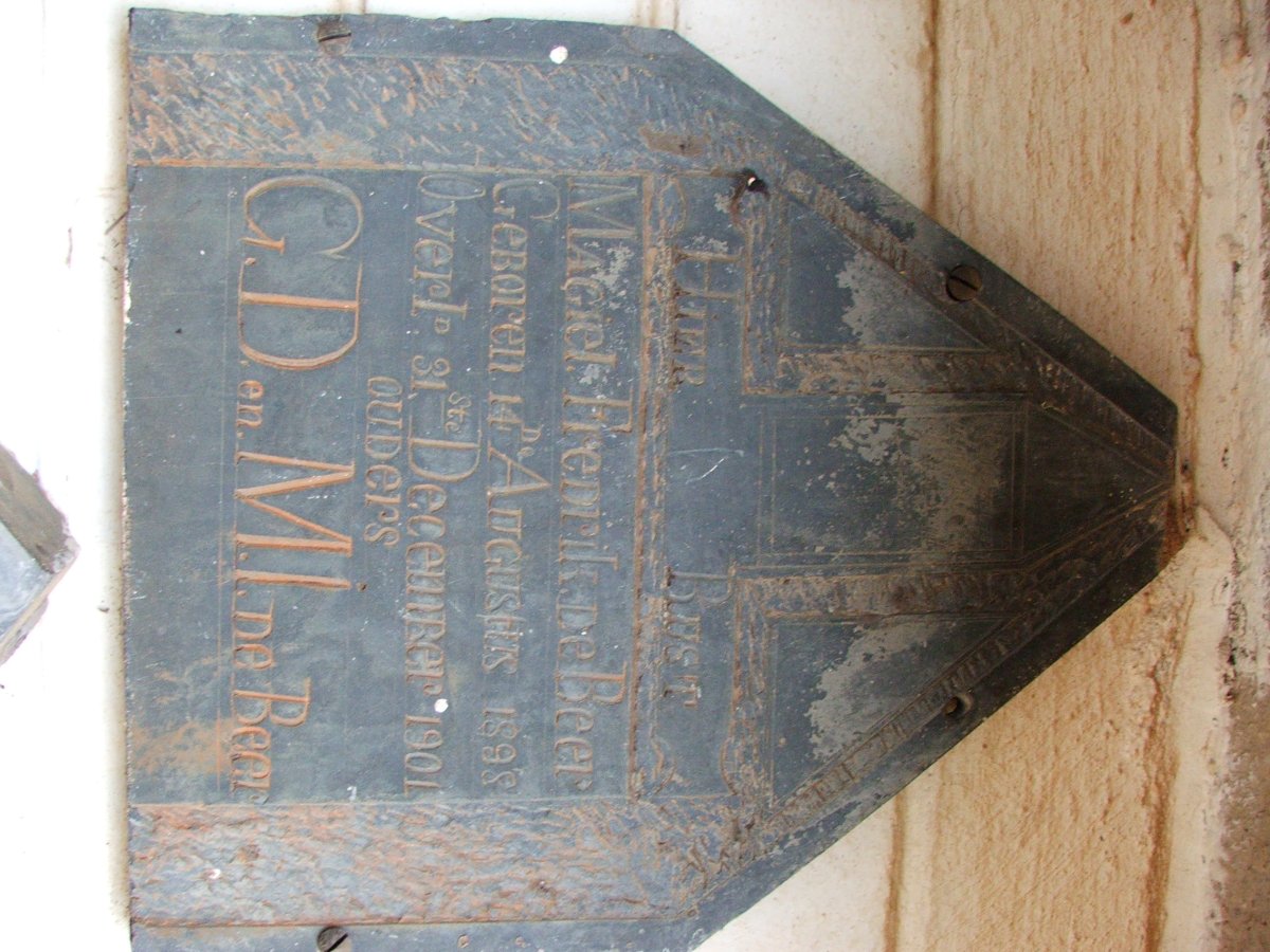BEER Magiel Frederik, de 1898-1901