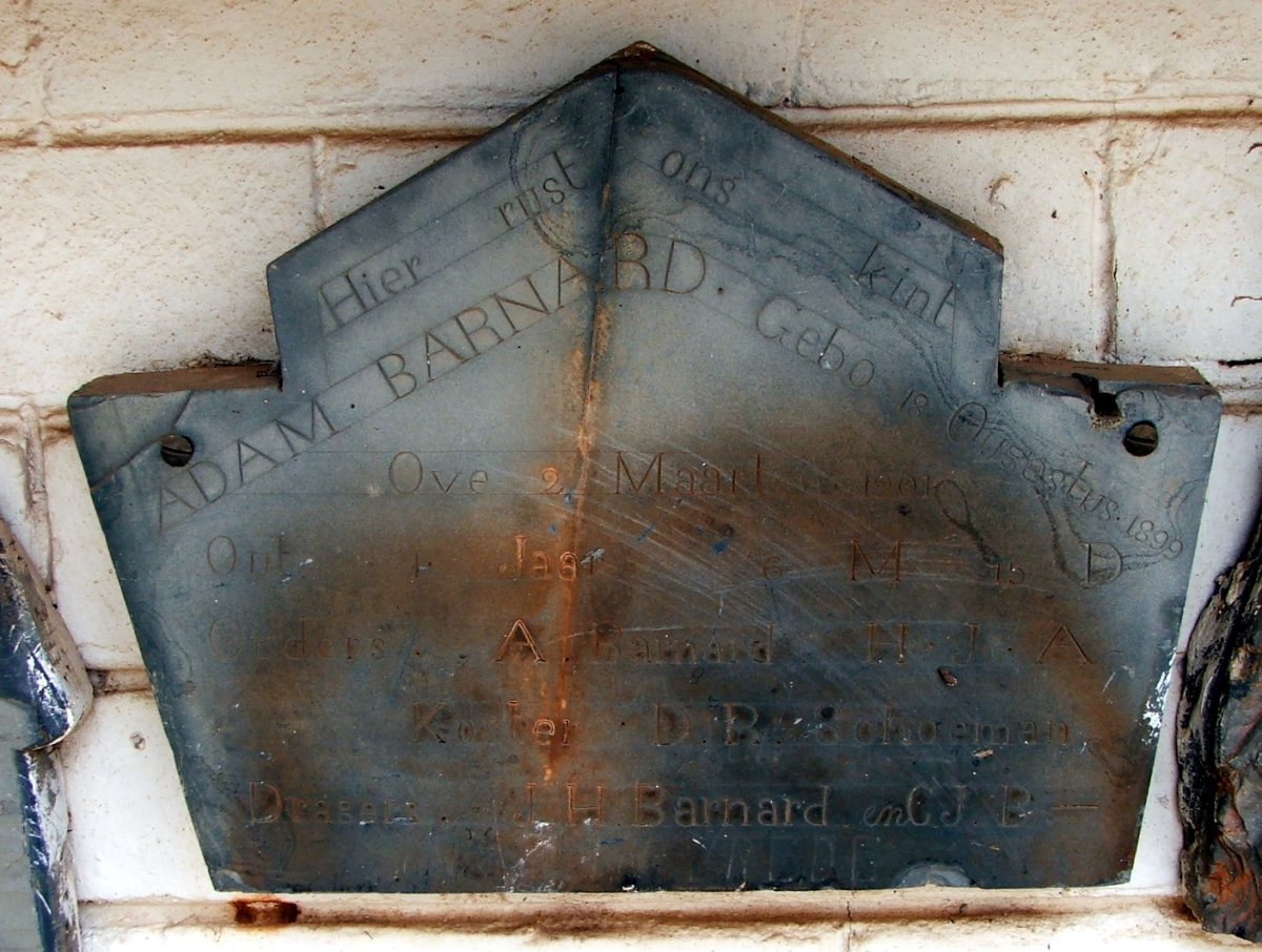 BARNARD Adam 1899-1900