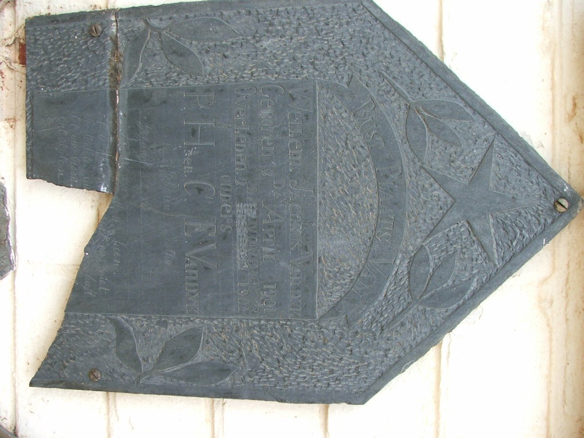 DYK Willem Jacobus, vad 1901-1901