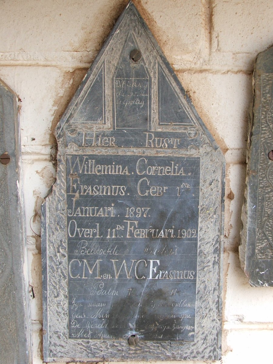 ERASMUS Willemina Cornelia 1897-1902