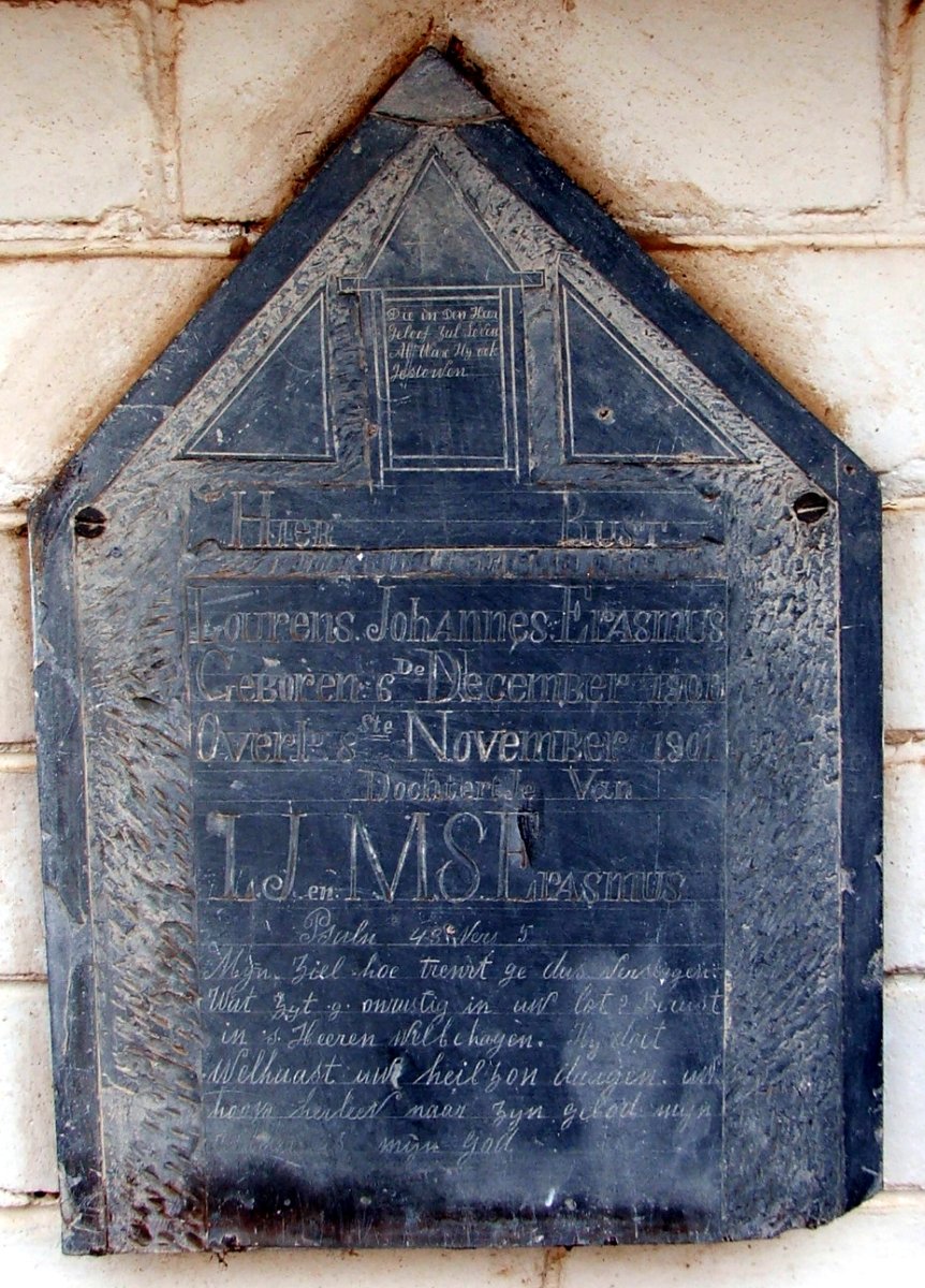 ERASMUS Lourens Johannes 1900-1901
