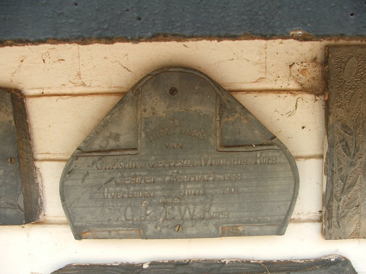 KORB Christina Ger? Magritha 1888-1901