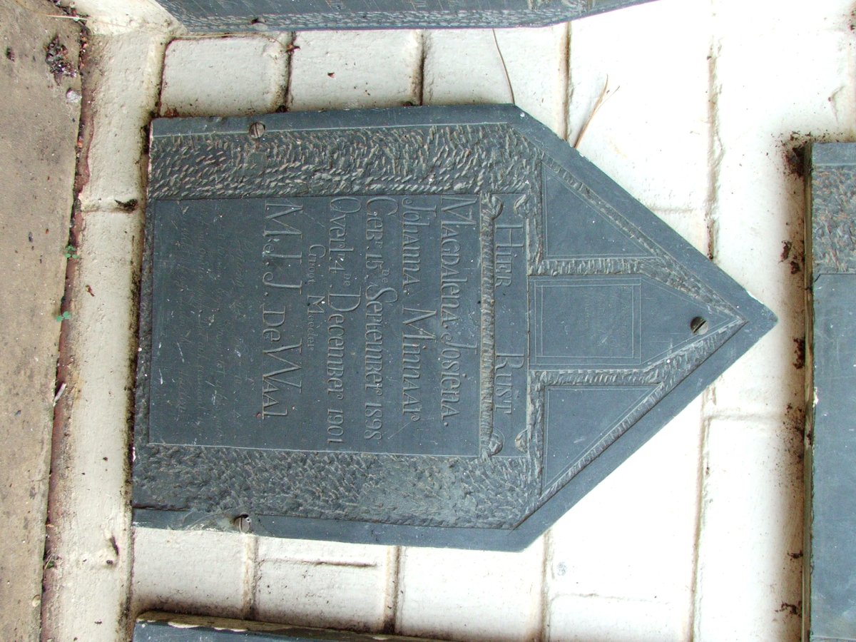 MINNAAR Magdalena Josiena Johanna 1898-1901