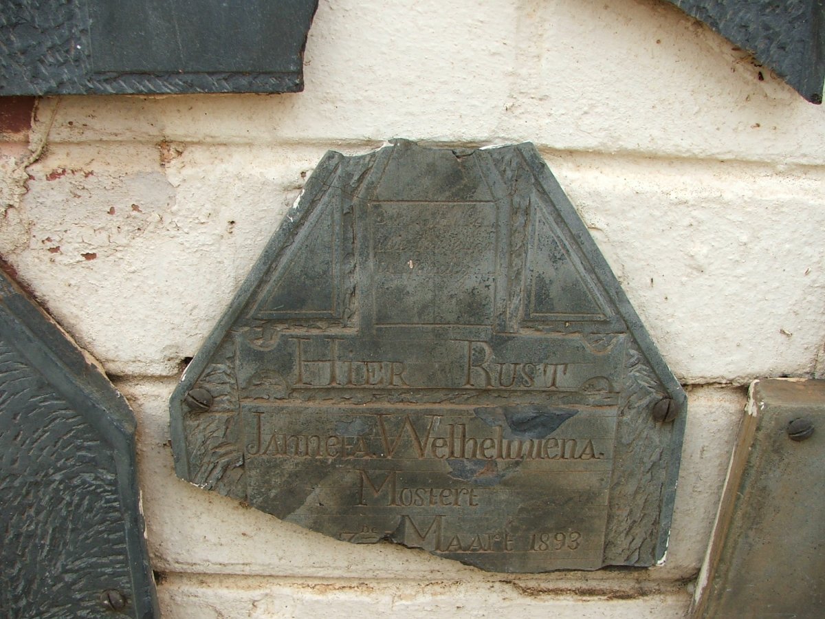 MOSTERT Janetta Wilhelmina 1893-1901