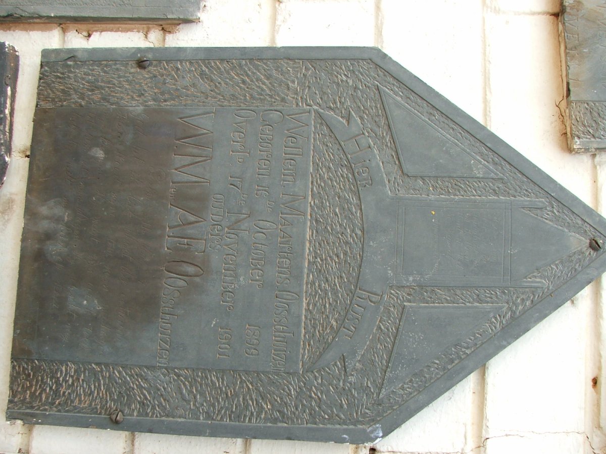 OOSSTHUIZEN Wellem Maartens 1890-1901