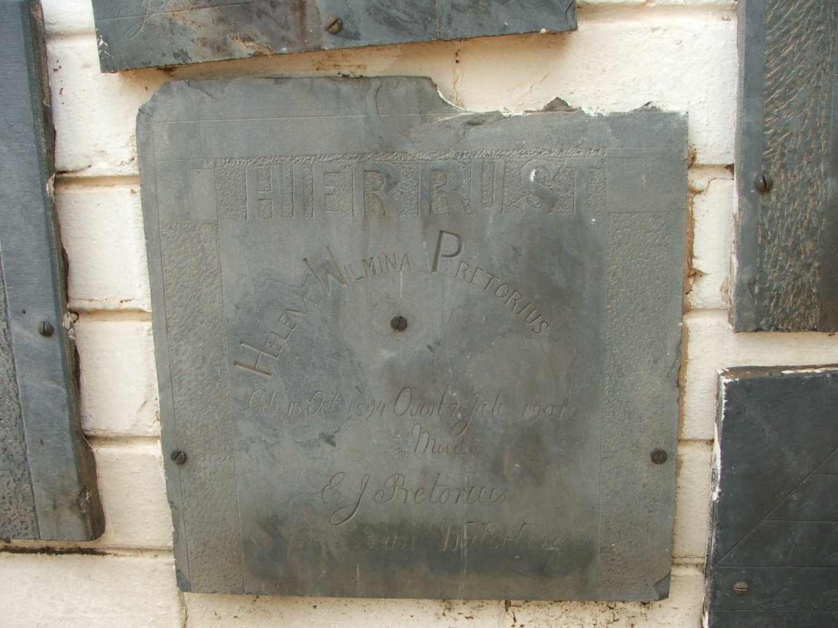PRETORIUS Helena Wilmina 1894-1901