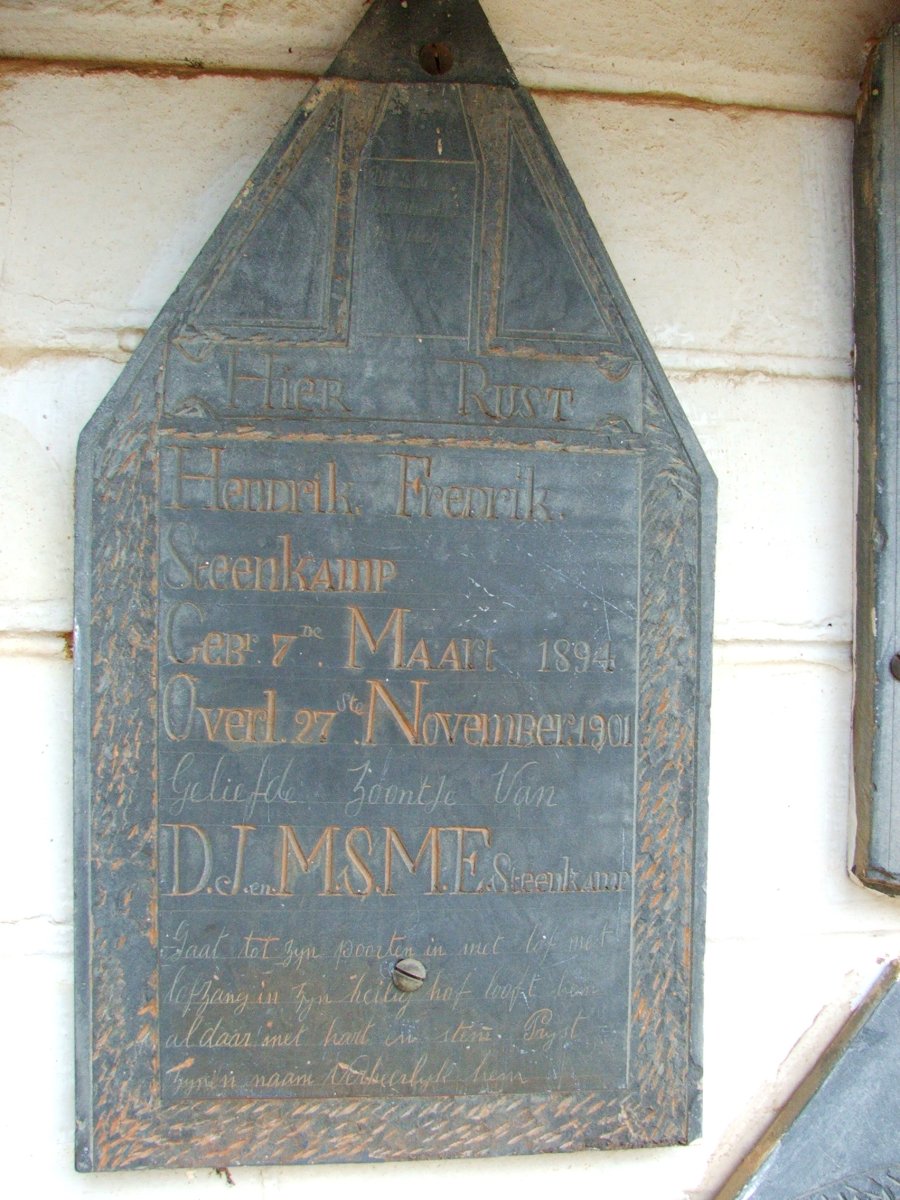 STEENKAMP Hendrik Fredrik 1894-1901