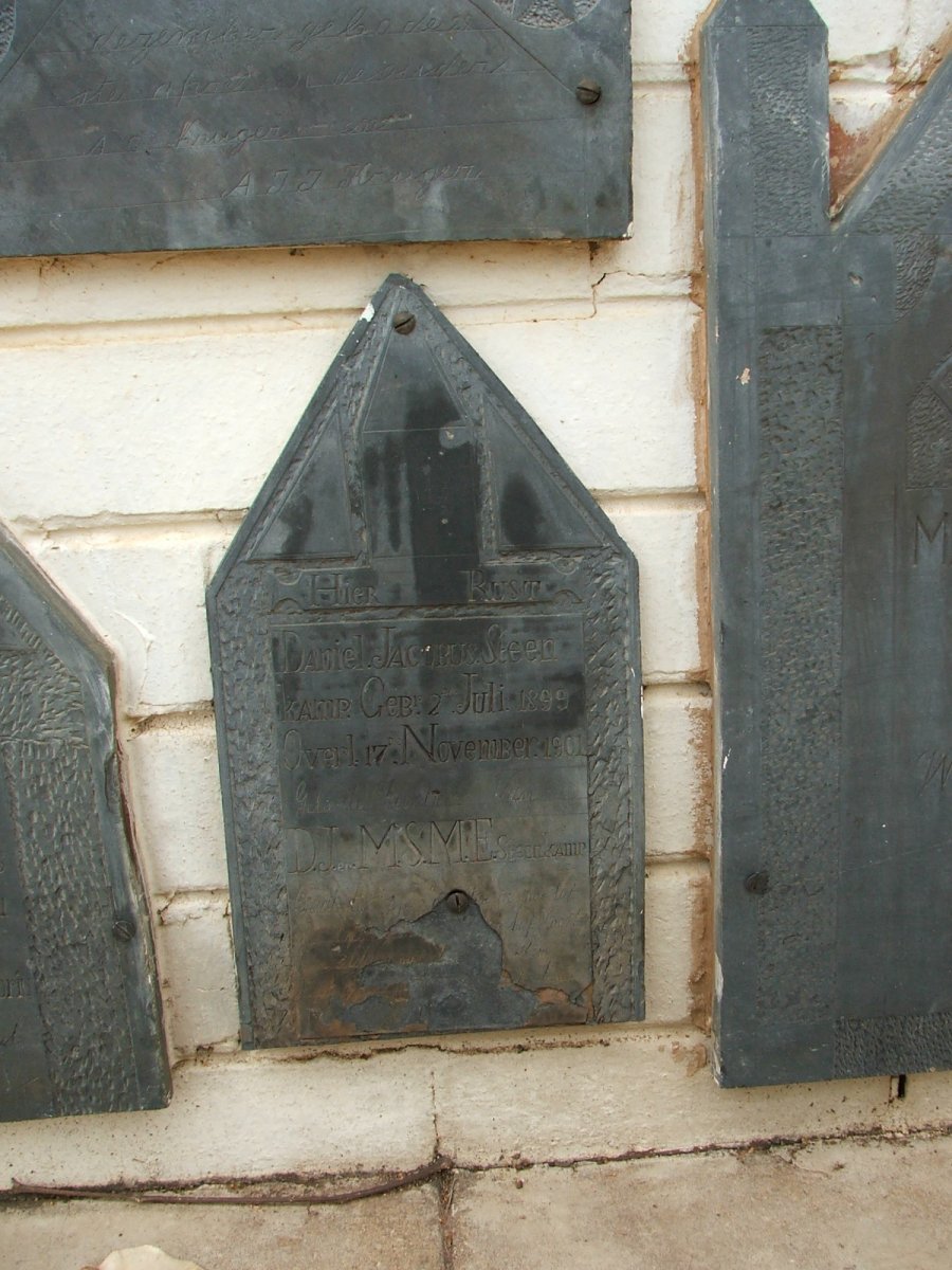 STEENKAMP Daniel Jacobus -1901