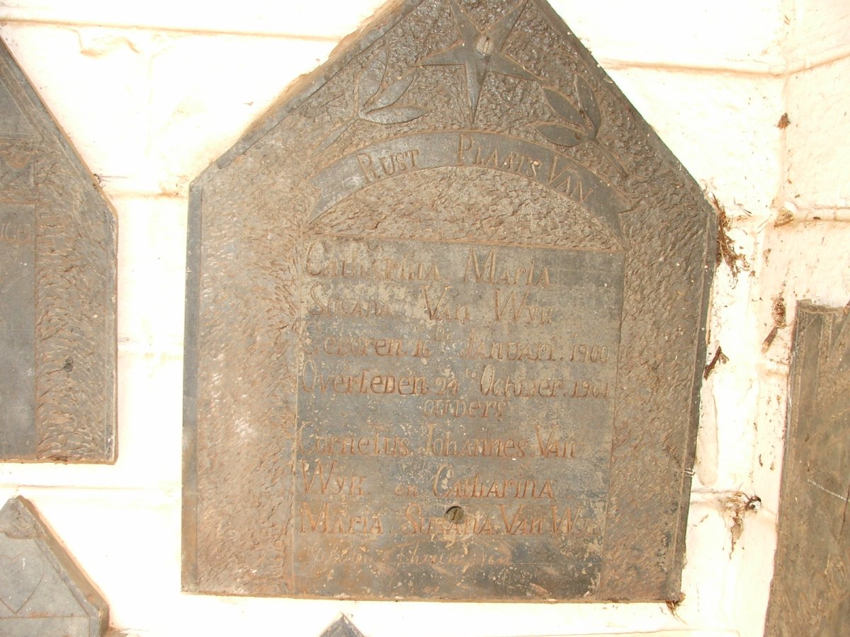 WYK Catharina Maria Sussana, van 1901-1901