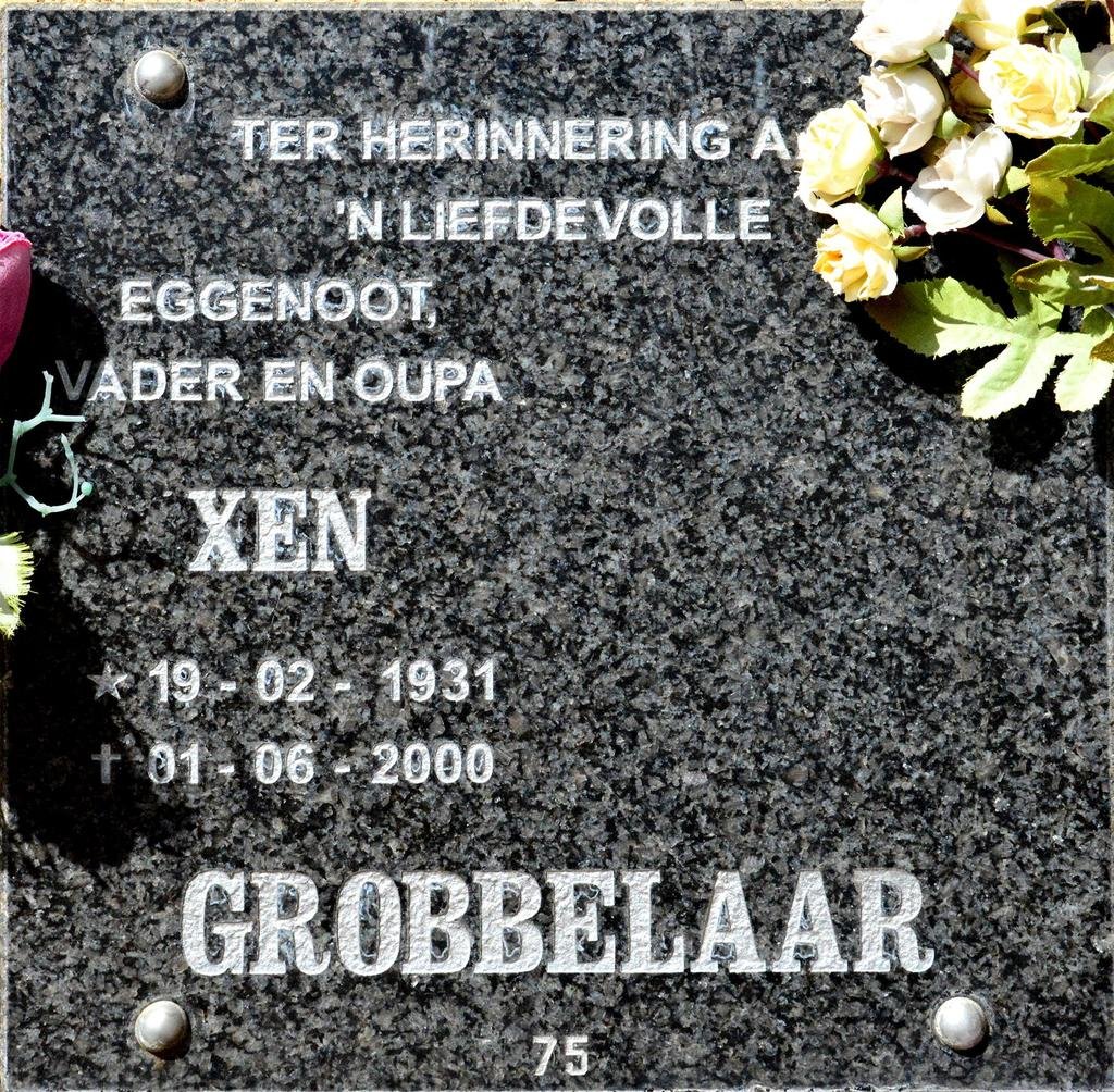 GROBBELAAR Xen 1931-2000