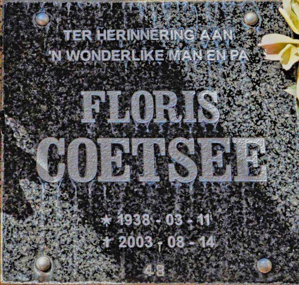 COETSEE Floris 1938-2003