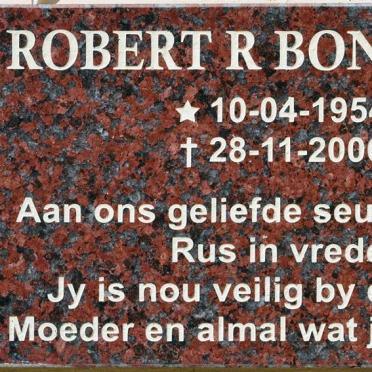 BONTHUYS Robert R. 1954-2006