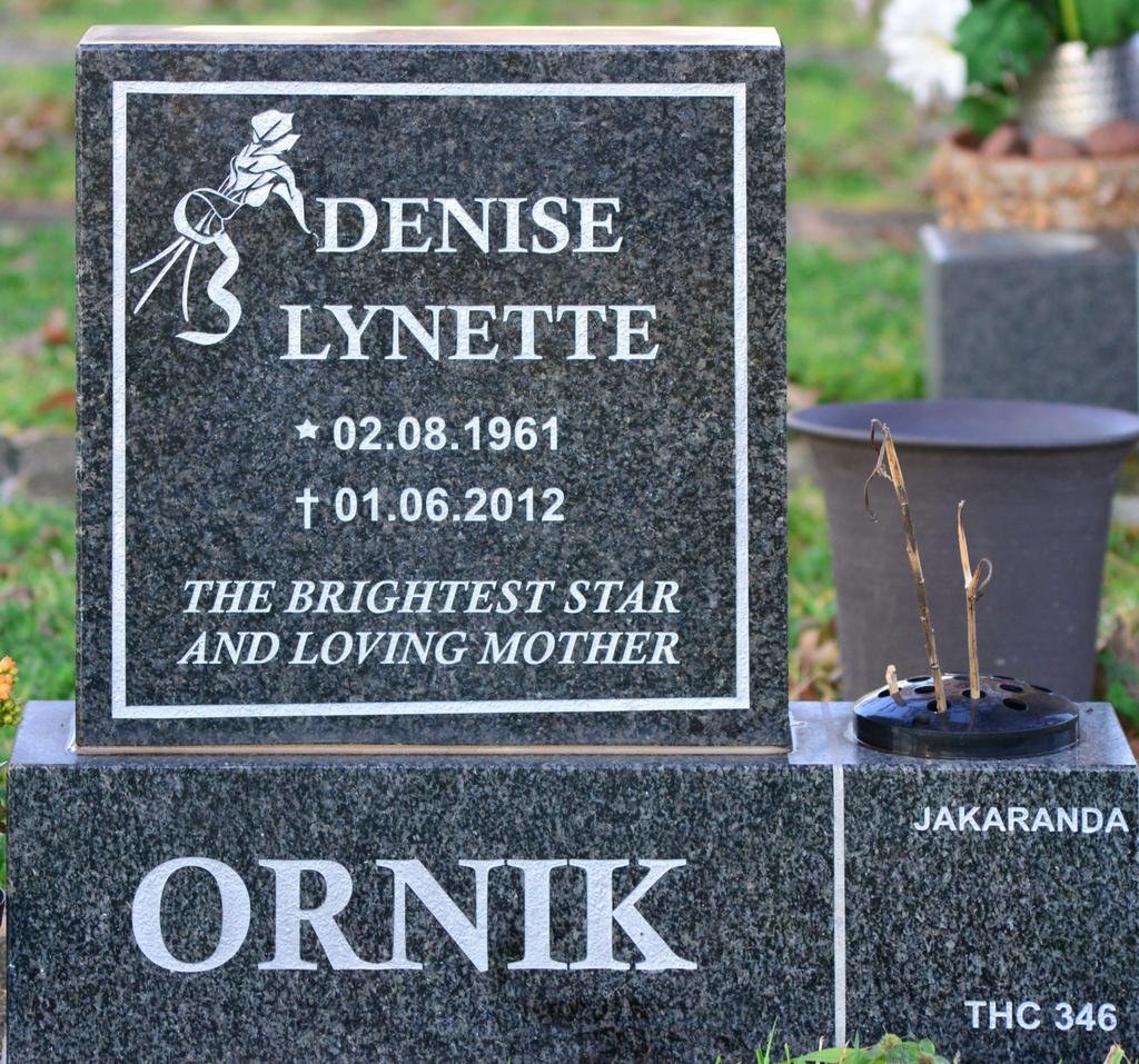 ORNIK Denise Lynette 1961-2012