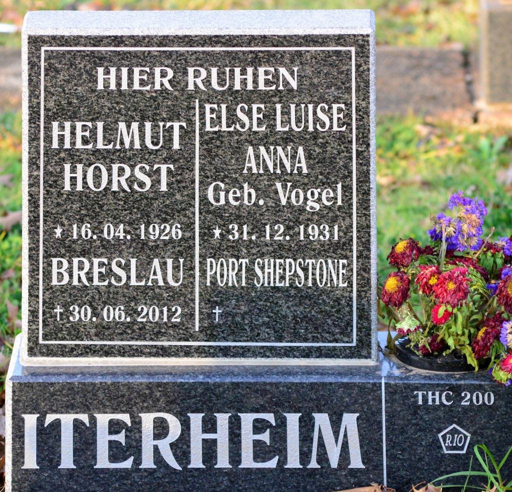 ITERHEIM Helmut Horst 1926-2012
