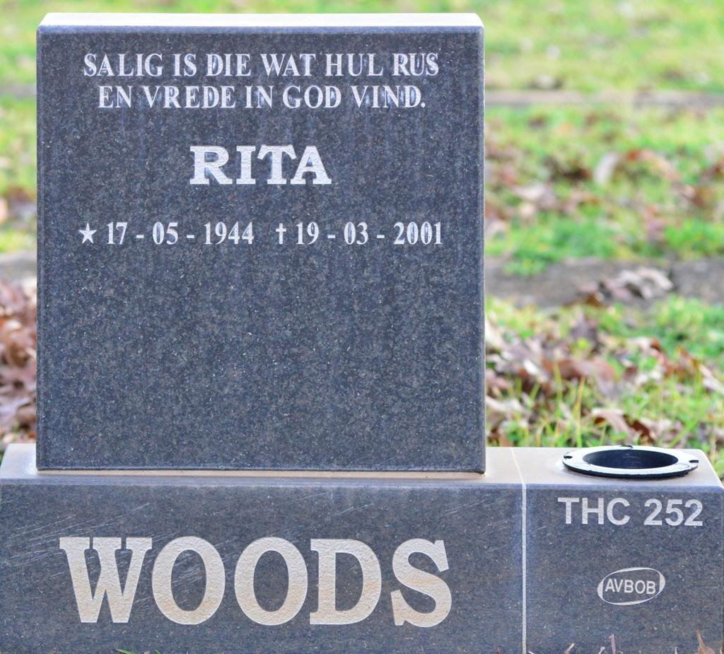 WOODS Rita 1944-2001