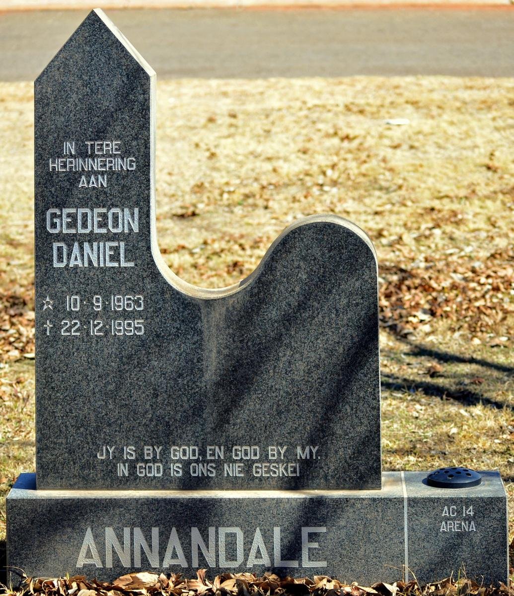 ANNANDALE Gedeon Daniel 1963-1995