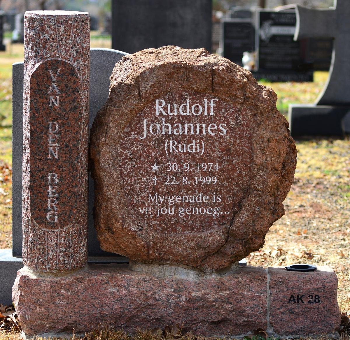 BERG Rudolf Johannes, van den 1974-1999