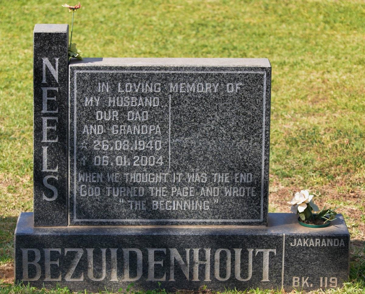 BEZUIDENHOUT Neels 1940-2004