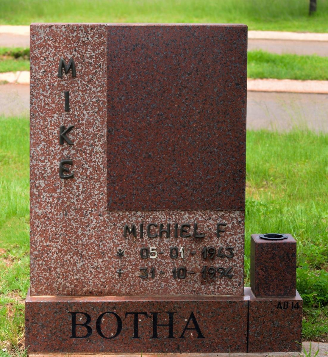 BOTHA Michiel F. 1943-1994