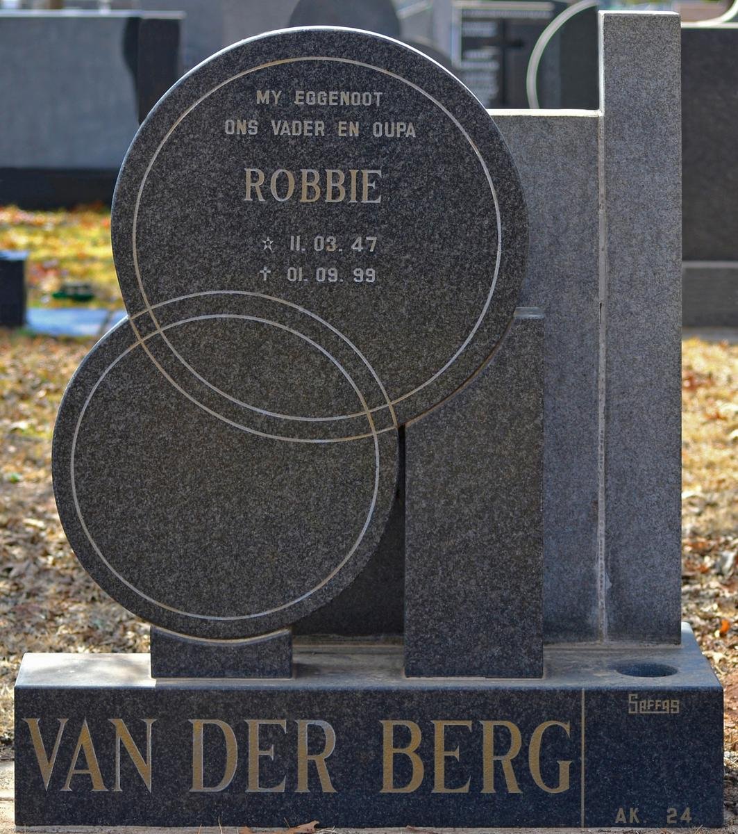 BERG Robbie, van der 1947-1999
