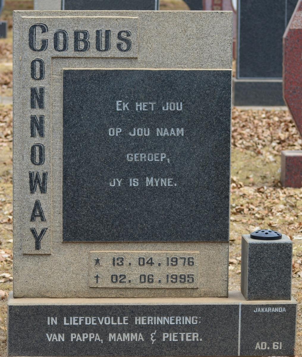 CONNOWAY Cobus 1976-1995