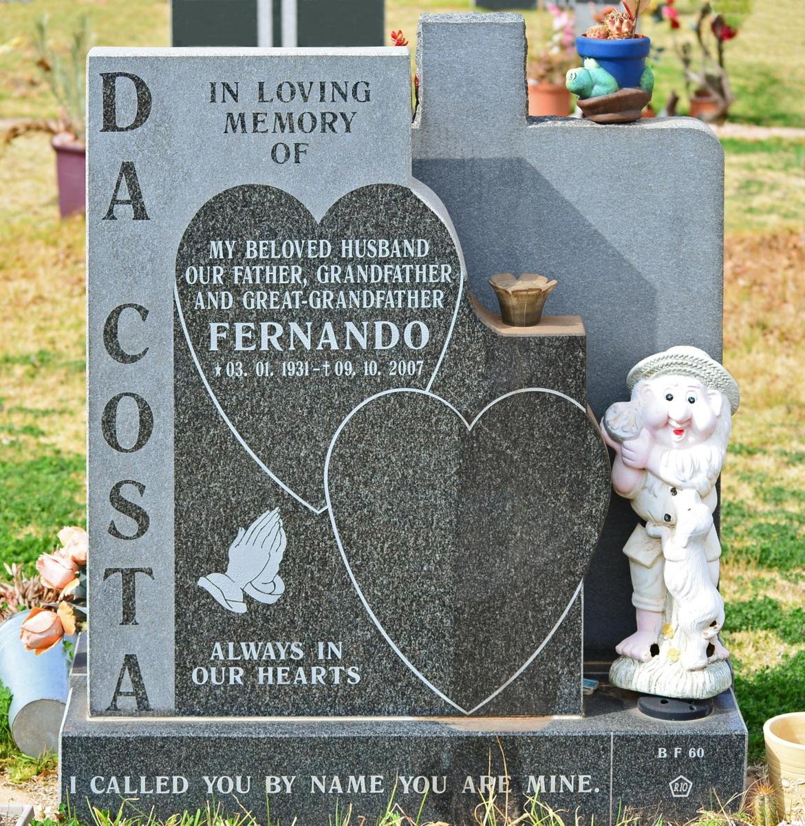 COSTA Fernando, da 1931-2007