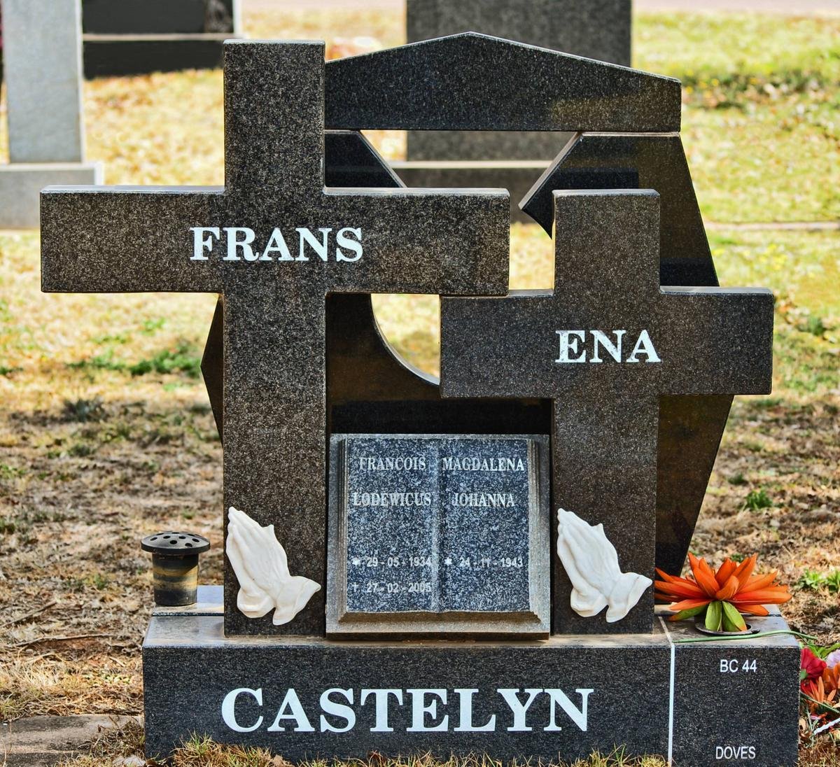 CASTELYN Francois Lodewicus 1934-2005 &amp; Ena 1943-