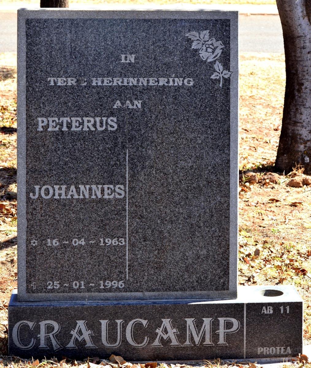 CRAUCAMP Peterus Johannes 1963-1996