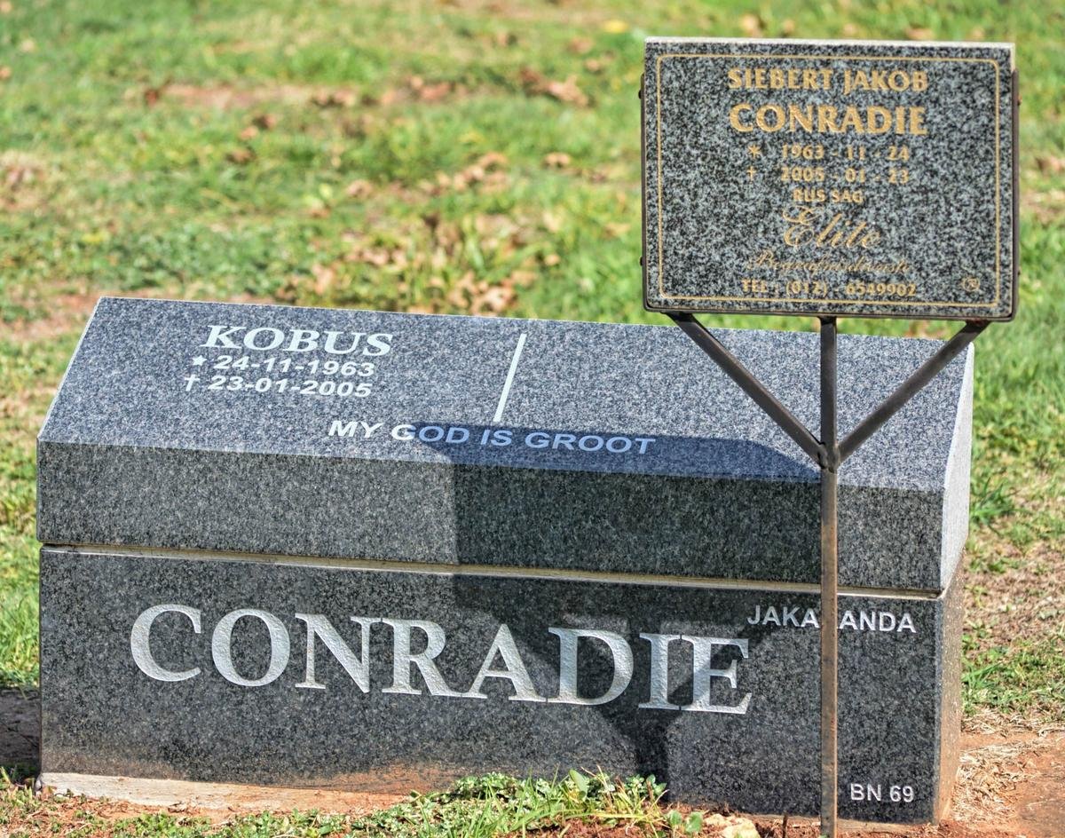 CONRADIE Siebert Jakob 1963-2005