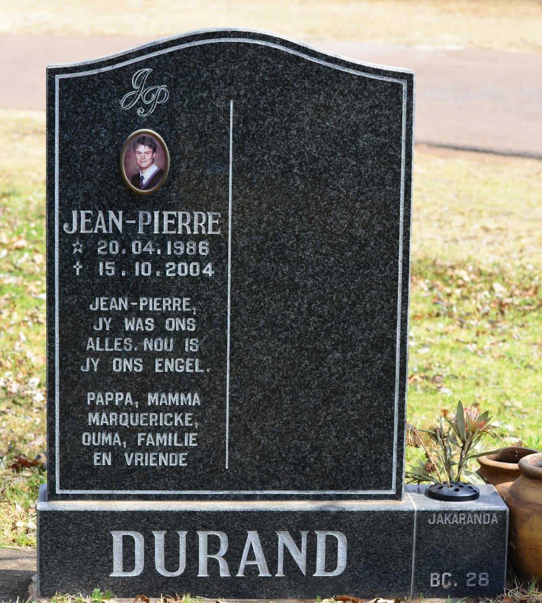 DURAND Jean-Pierre 1986-2004