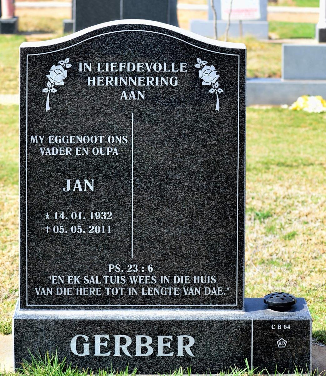 GERBER Jan 1932-2011