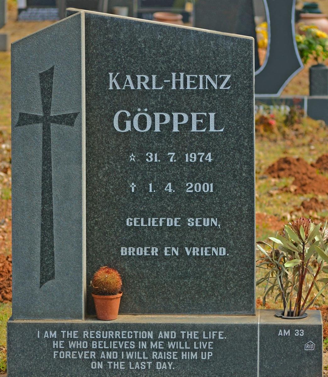 GÖPPEL Karl-Heinz 1974-2001