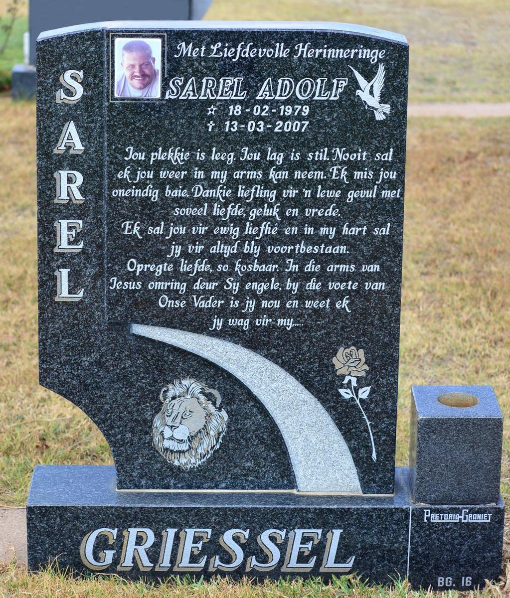 GRIESSEL Sarel Adolf 1979-2007