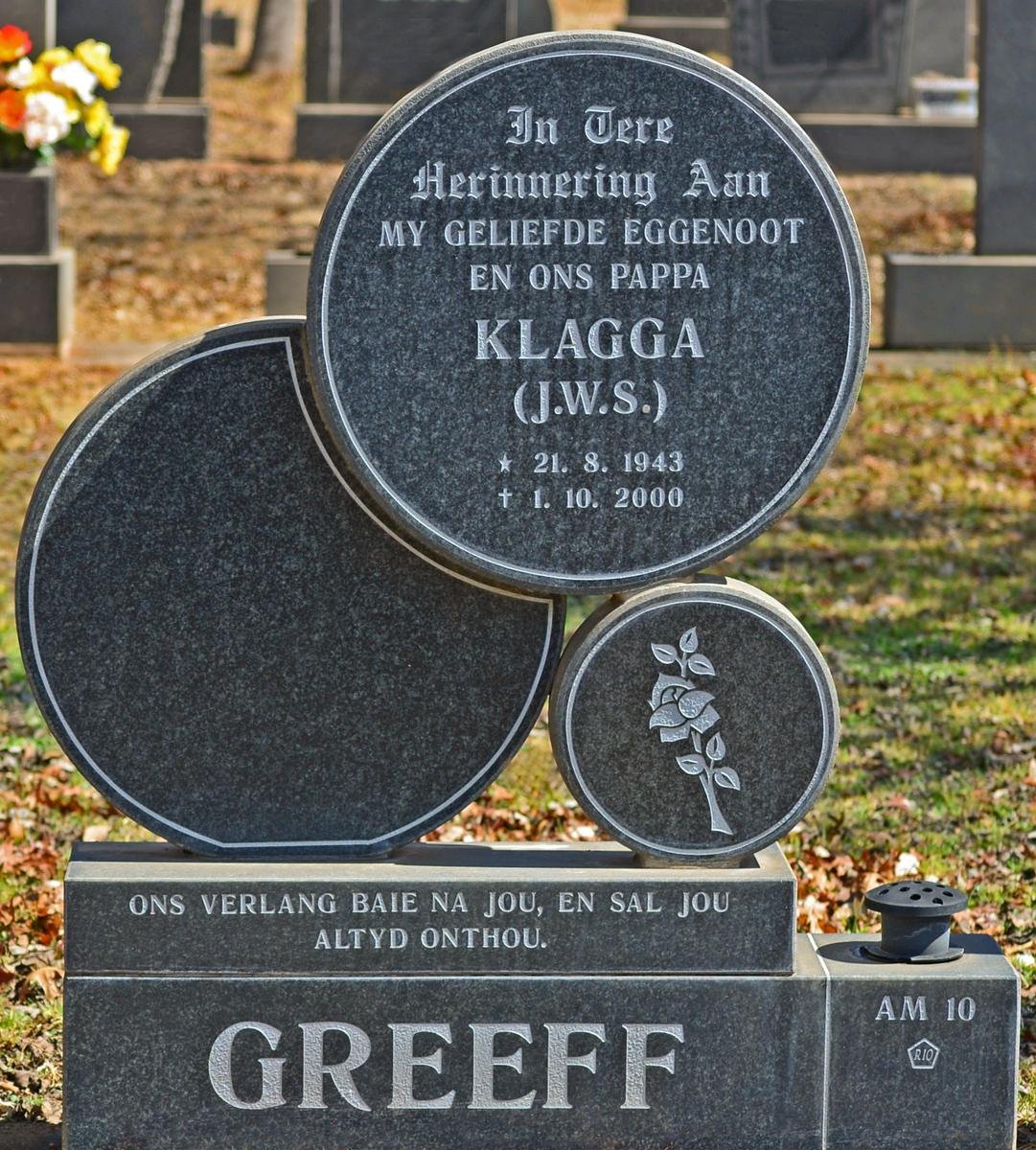 GREEFF J.W.S. 1943-2000