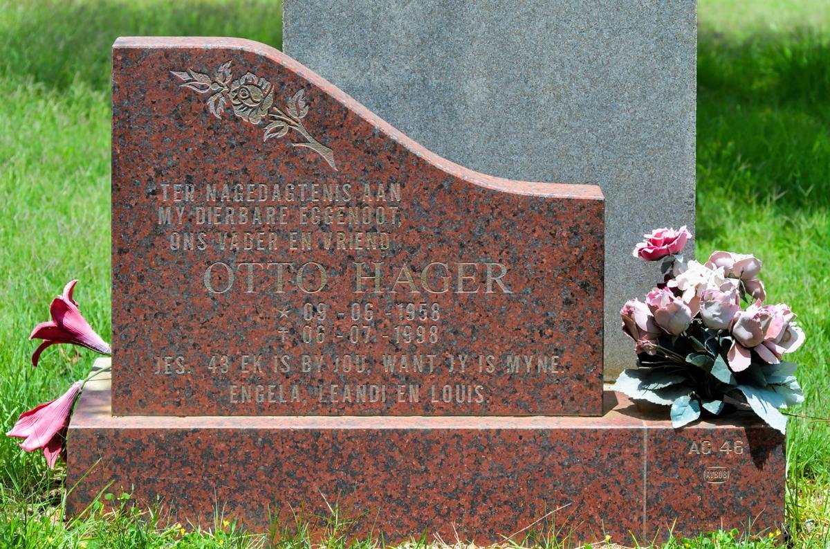 HAGER Otto 1958-1998