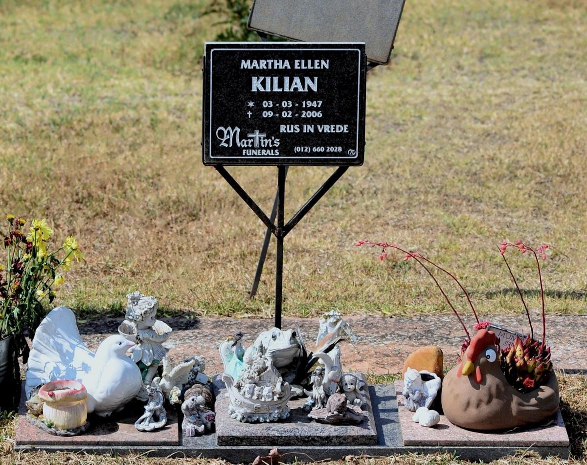 KILIAN Martha Ellen 1947-2006