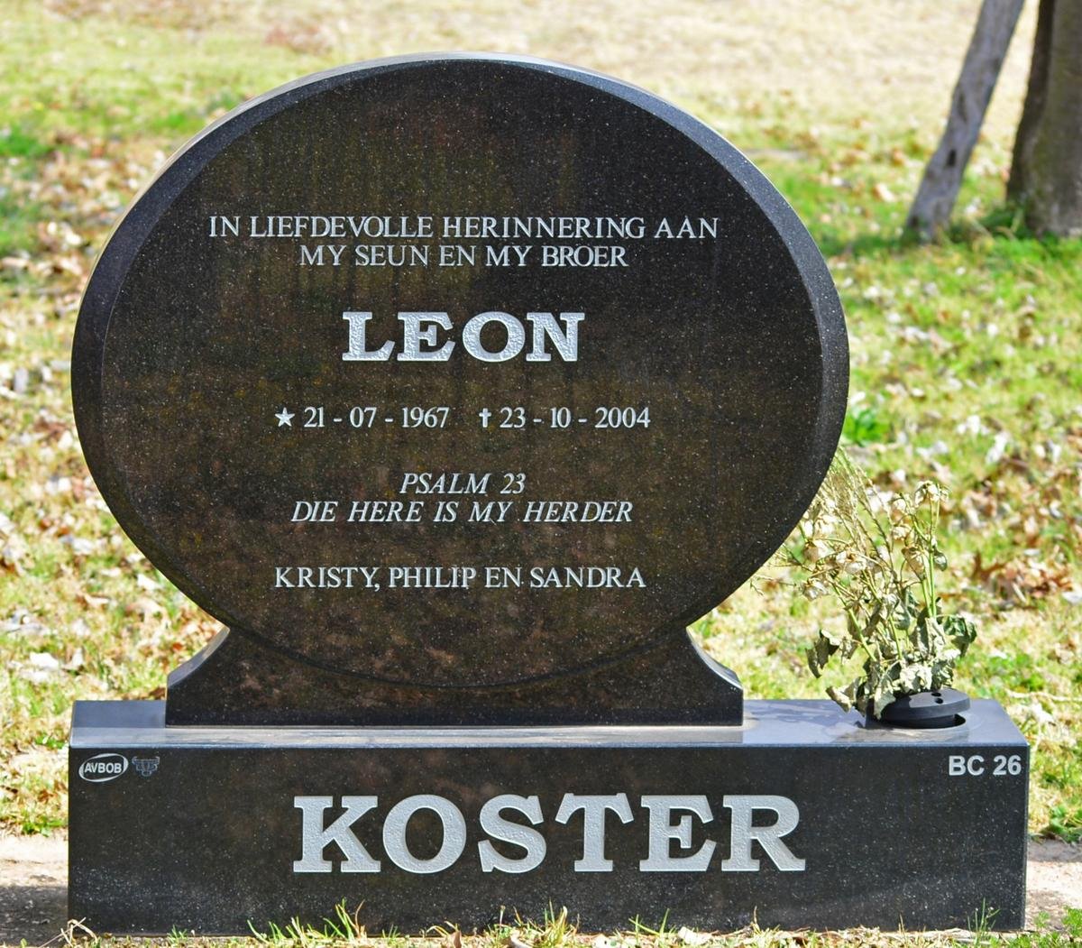 KOSTER Leon 1967-2004
