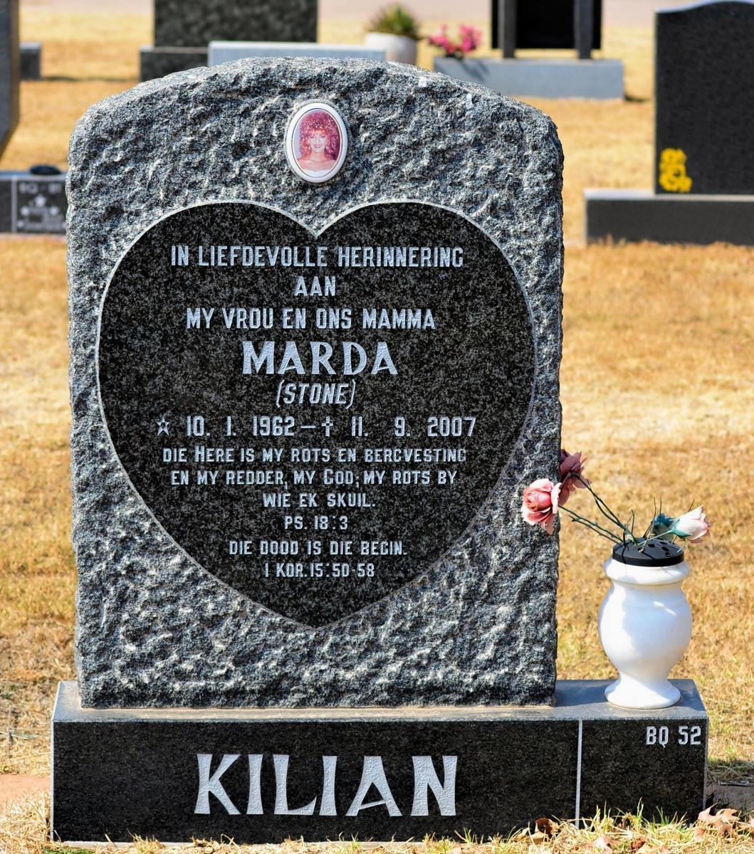 KILIAN Marda nee STONE 1962-2007