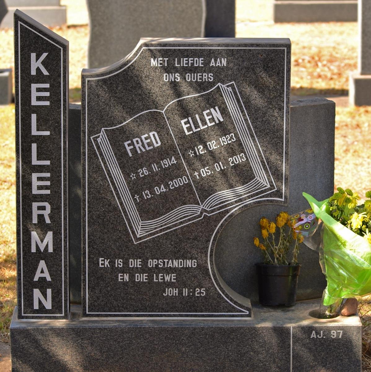 KELLERMAN Fred 1914-2000 &amp; Ellen 1923-2013