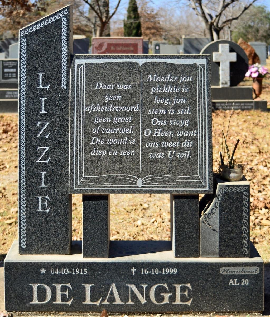 LANGE Lizzie, de 1915-1999