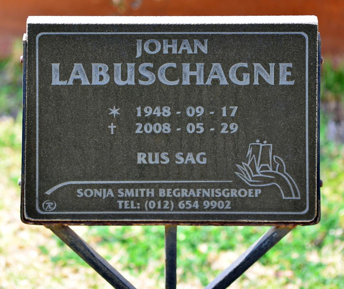 LABUSCHAGNE Johan 1948-2008
