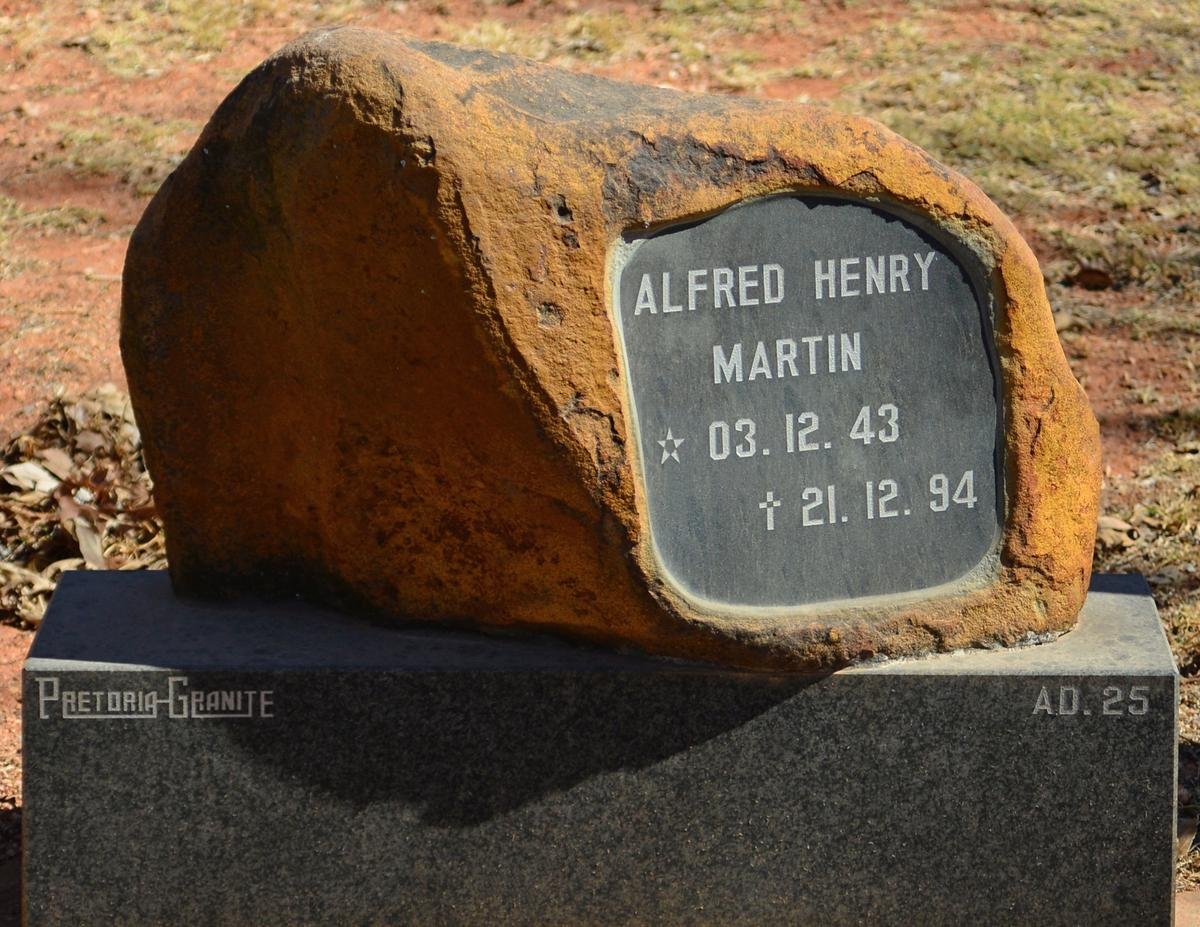 MARTIN Alfred Henry 1943-1994